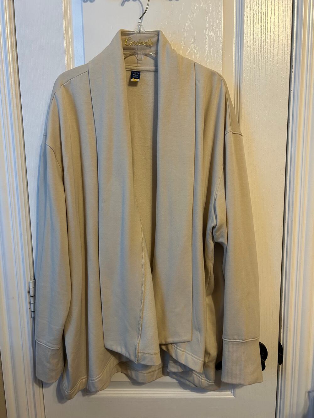 Cream Open Drape Cardigan Soft XL Old Navy
